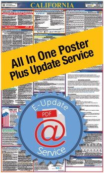 California All In One Poster + 1 Year E-Update Service