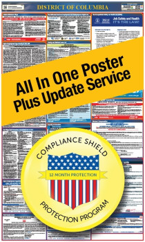 District of Columbia All In One Poster + 2 Year Replacement Poster