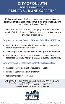 City of Duluth Earned Sick and Safe Time