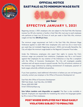 East Palo Alto Minimum Wage