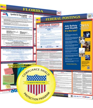 Florida State and Federal Poster + 1 Year Replacement Posters
