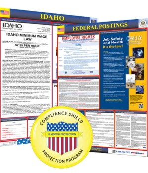 Idaho State and Federal Poster + 1 Year Replacement Posters