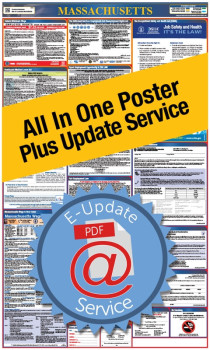 Massachusetts All In One Poster + 2 Year E-Update Service