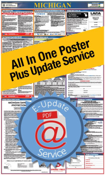 Michigan All In One Poster + 3 Year E-Update Service