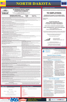 North Dakota State Labor Law Poster