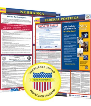 Nebraska State and Federal Poster + 1 Year Replacement Posters