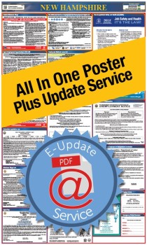 New Hampshire All In One Poster + 2 Year E-Update Service