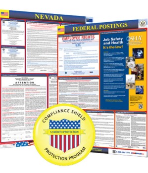 Nevada State and Federal Poster + 1 Year Replacement Posters