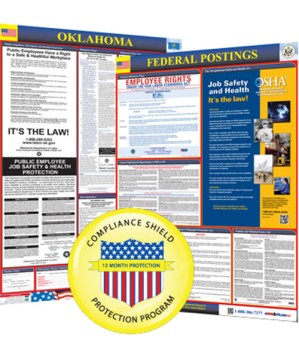Oklahoma State and Federal Poster + 1 Year Replacement Posters