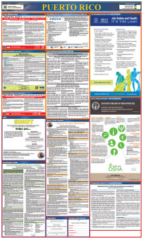 Puerto Rico All in One Labor Law Poster (Spanish)
