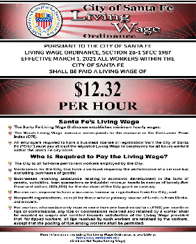 City of Santa Fe Living Wage Ordinance