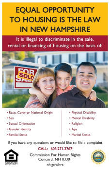New Hampshire Equal Opportunity to Housing Poster