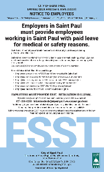 City of Saint Paul Earned Sick and Safe Time