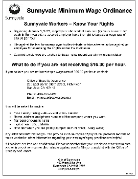 City of Sunnyvale Workers: Know Your Rights