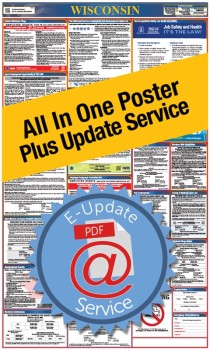 Wisconsin All In One Poster + 2 Year E-Update Service