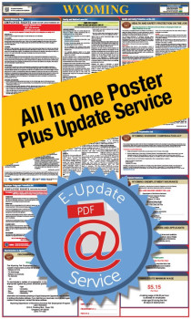Wyoming All In One Poster + 2 Year E-Update Service